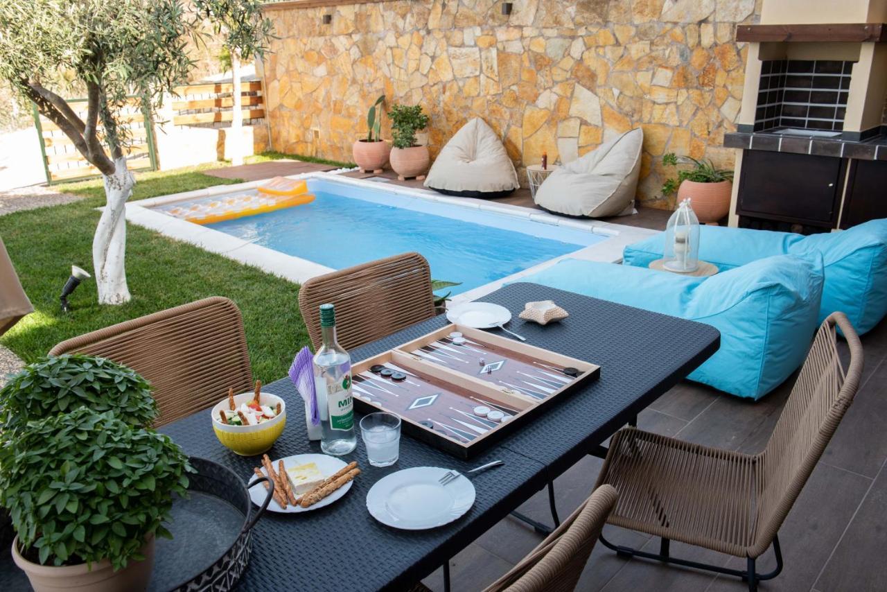 Dandy Villas Nea Roda - Melodic Waves - Private - Pool - Parking - Cellar Exteriér fotografie
